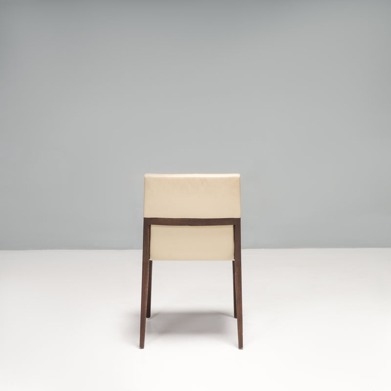 B&B Italia by Antonio Citterio Beige Leather EL Dining Chairs, set of 4