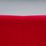 B&B Italia by Naoto Fukasawa Red Papilio Loveseat Sofa