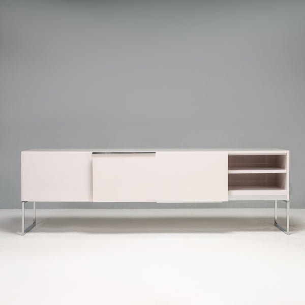 B&B Italia by Paolo Piva White Glossy Athos Wide Sideboard
