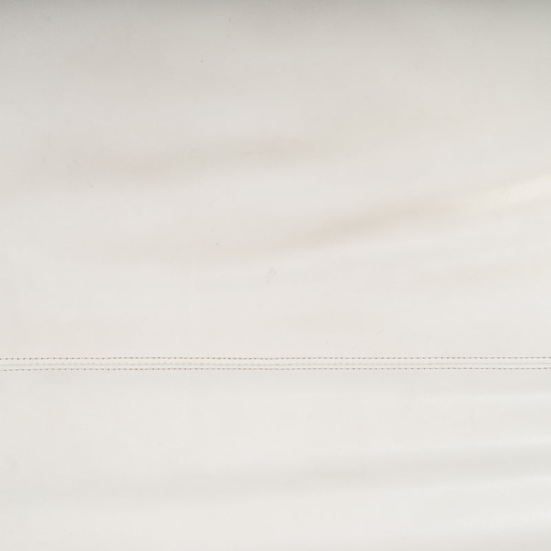 B&B Italia by Jeffrey Bernett Landscape White Leather Chaise Longue