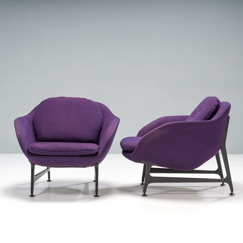 Cassina by Jaime Hayon Vico Purple Armchairs, Set of 2