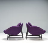 Cassina by Jaime Hayon Vico Purple Two Seater Sofa and Armchairs, Set of 3