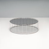 Minotti by Rodolfo Dordoni Caulfield Round Glass Coffee Table