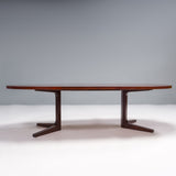 Dyrlund Danish Rosewood Round Extendable Dining Table, 1960s