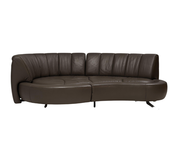 De Sede by Hugo de Ruiter Grey Leather DS-164/29 Sofa
