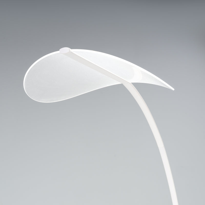 Mirco Crosatto for Stilnovo Diphy White Floor Lamp