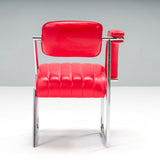 Eileen Gray Red Leather Non Conformist Armchair, 2006
