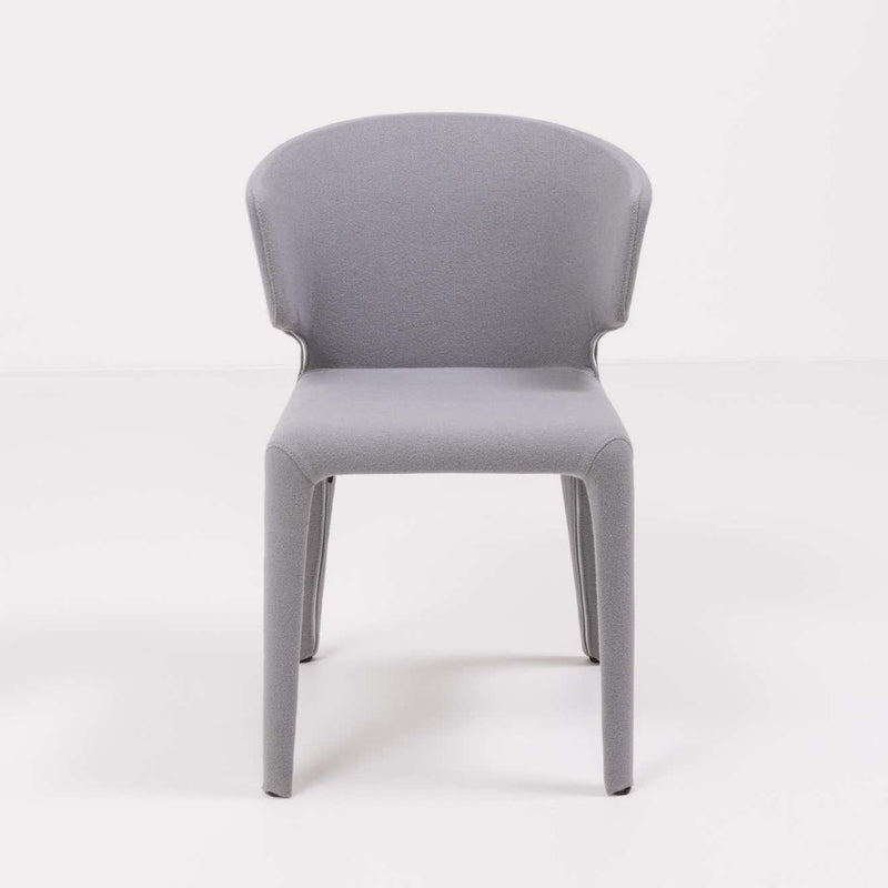 367 Hola Grey Fabric Chairs by Hannes Wettstein for Cassina, Set of 8