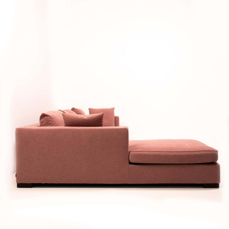 Rive Gauche Corner Sofa by Didier Gomez for Ligne Roset, in Dusky Pink