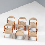 1960's Kai Kristiansen for Schou Andersen Model 31 Dining Chairs, Set of 6