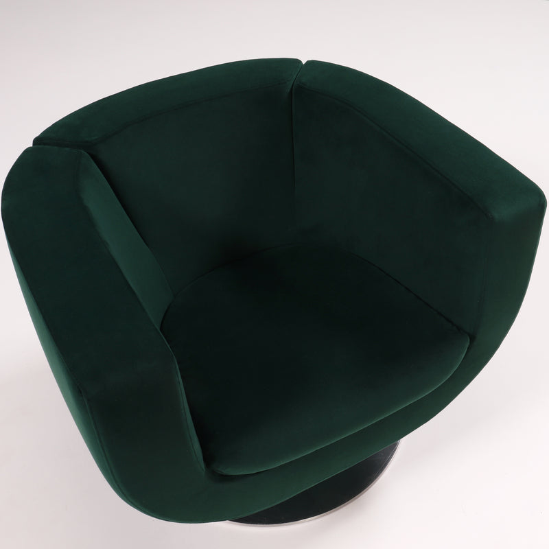 B&B Italia Green Tulip Armchair by Jeffrey Bernett