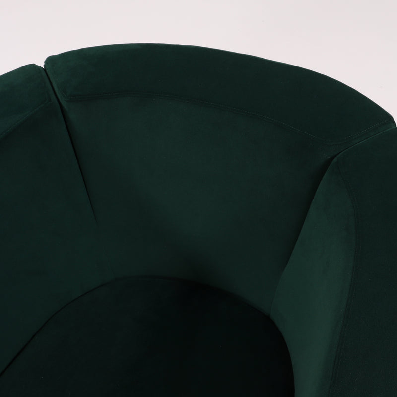 B&B Italia Green Tulip Armchair by Jeffrey Bernett