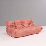 Ligne Roset by Michel Ducaroy Togo Pink Sofa, Set of 3