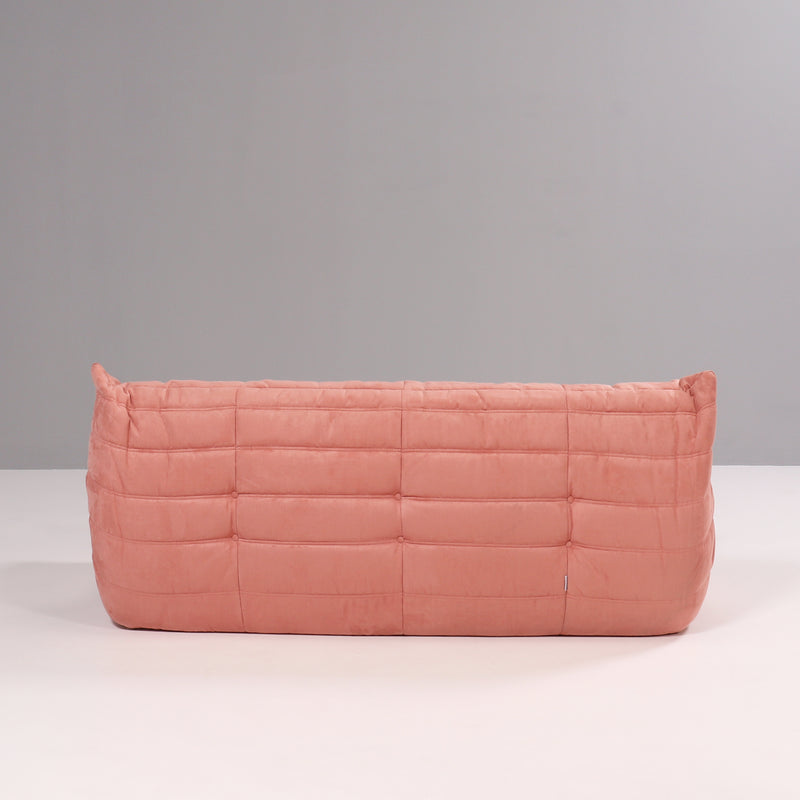 Ligne Roset by Michel Ducaroy Togo Pink Sofa, Set of 3