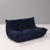 Ligne Roset by Michel Ducaroy Togo Dark Blue Modular Sofa, Set of 3