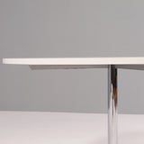 Fritz Hansen by Arne Jacobsen Circular White Dining Table