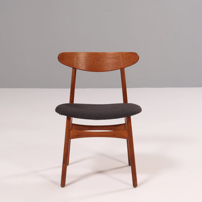 Hans J. Wegner for Carl Hansesn & Søn CH30P 1950's Dining Chairs, Set of 2