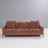 Florence Knoll for Knoll Dusky Pink Fabric Relax Sofa