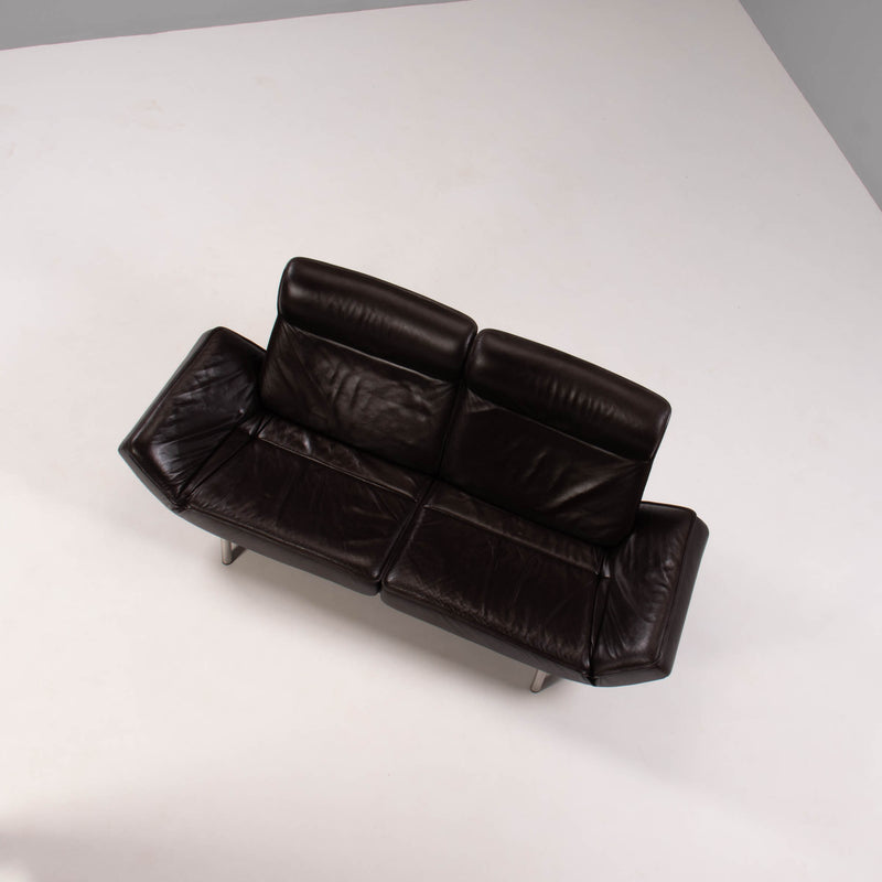 De Sede by Thomas Althaus DS-450 Brown Leather Sofa