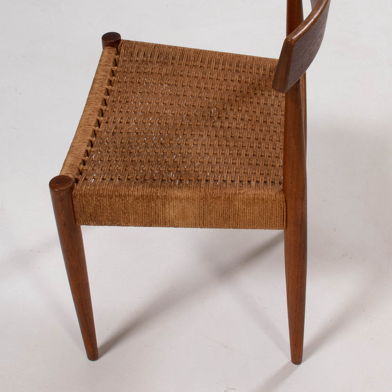 Arne Hovmand-Olsen for Mogens Kold Mid-Century Teak Dining Chairs, Set of 8