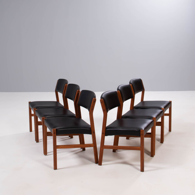 Arne Vodder for Sibast Mid-Century Dining Chairs, Set of 6