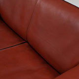 Cassina Cab Leather 415 Sofa by Mario Bellini, Set of Two