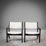 Hans Wegner Midcentury Armchairs for GETAMA, Set of Two
