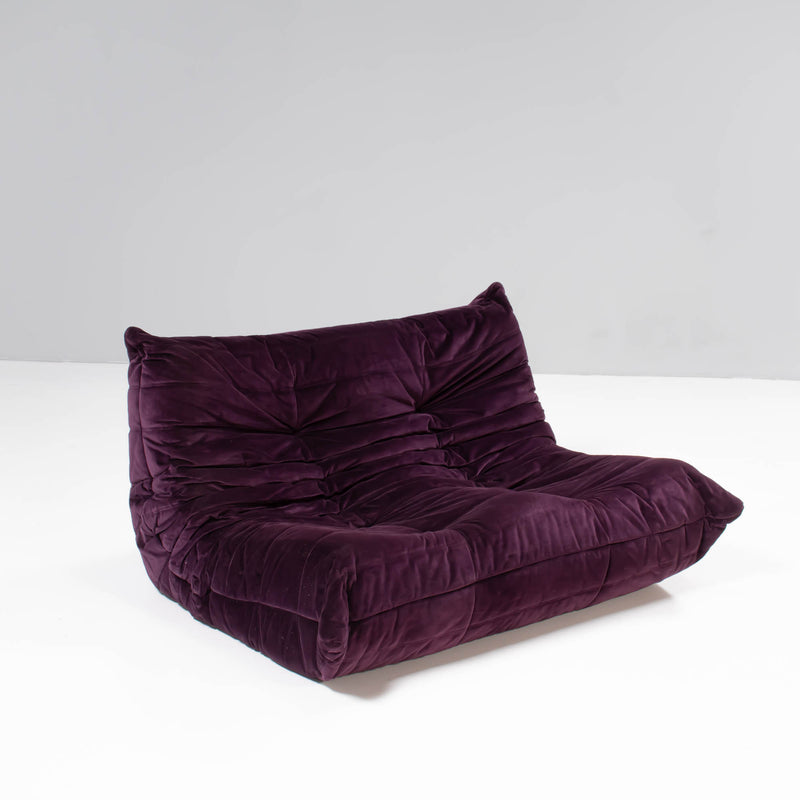 Ligne Roset by Michel Ducaroy Togo Purple 2 Seater Sofa
