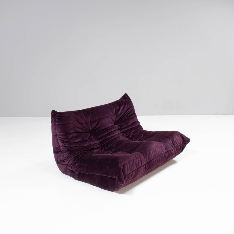 Ligne Roset by Michel Ducaroy Togo Purple 2 Seater Sofa
