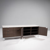Florence Knoll for Knoll Ebonised Oak & Marble Credenza
