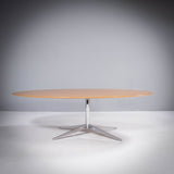 Florence Knoll for Knoll Oval Oak Dining Table or Desk