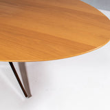 Florence Knoll for Knoll Oval Oak Dining Table or Desk