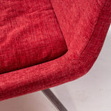 A pair of Metropolitan Red Accent Chairs by Jeffrey Bernett for B&B Italia