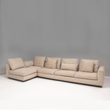 Minotti by Rodolfo Dordoni Beige Fabric Andersen Line Modular Sofa