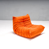 Ligne Roset by Michel Ducaroy Togo Orange Modular Sofa, Set of 3