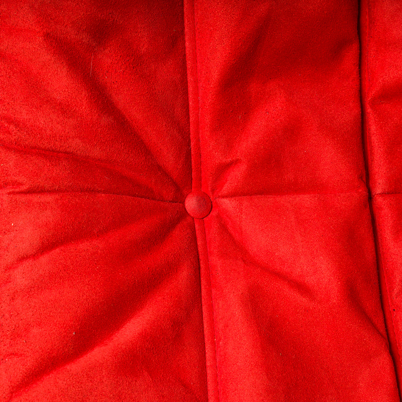 Ligne Roset by Michel Ducaroy Togo Red Loop 554 Sofa, Set of 4