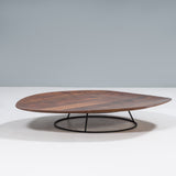 Ligne Roset by Nathan Young Walnut Pebble Low Coffee Table