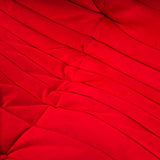 Ligne Roset by Michel Ducaroy Togo Red Modular Sofa, Set of 3
