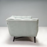 Roche Bobois Pale Blue Fabric Profile 2.5 Seat Sofa