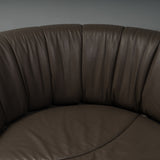 De Sede by Hugo de Ruiter Grey Leather DS-164/29 Sofa