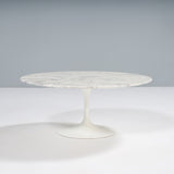 Knoll by Eero Saarinen Arabescato Marble Round Coffee Table