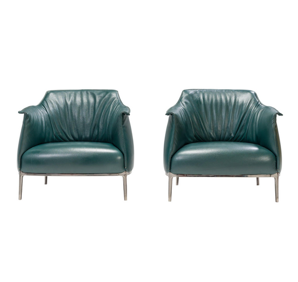 Jean Marie Massaud for Poltrona Frau Dark Green Archibald