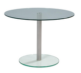Sir Terence Conran Circle 100 Glass Round Dining Table