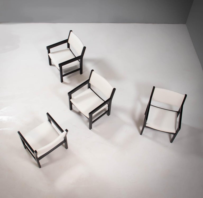 Hans Wegner Midcentury Armchairs for GETAMA, Set of four