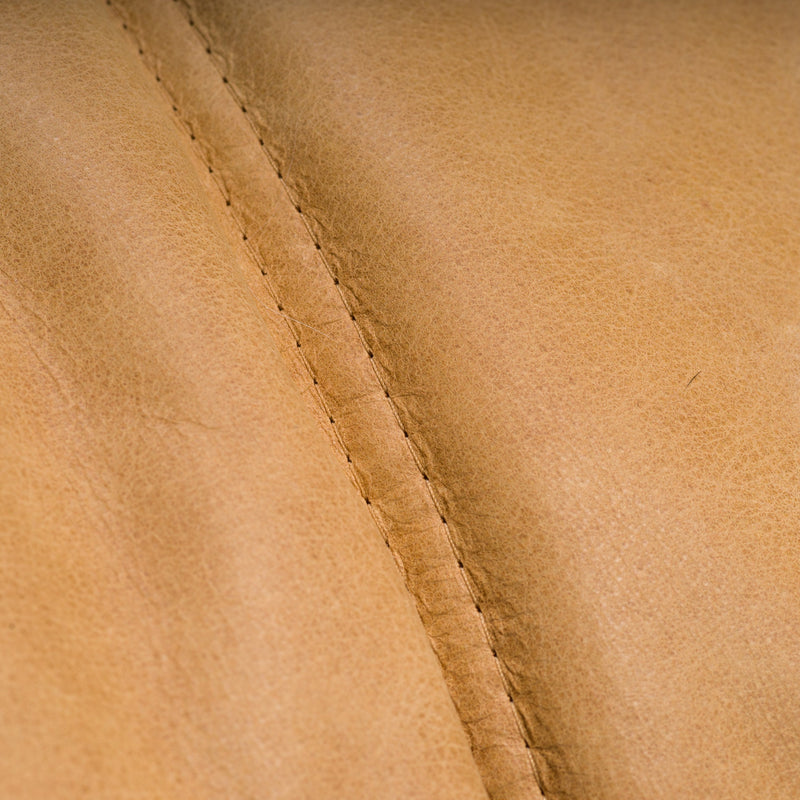 Ligne Roset by Michel Ducaroy Camel Brown Leather Togo, Set of Five