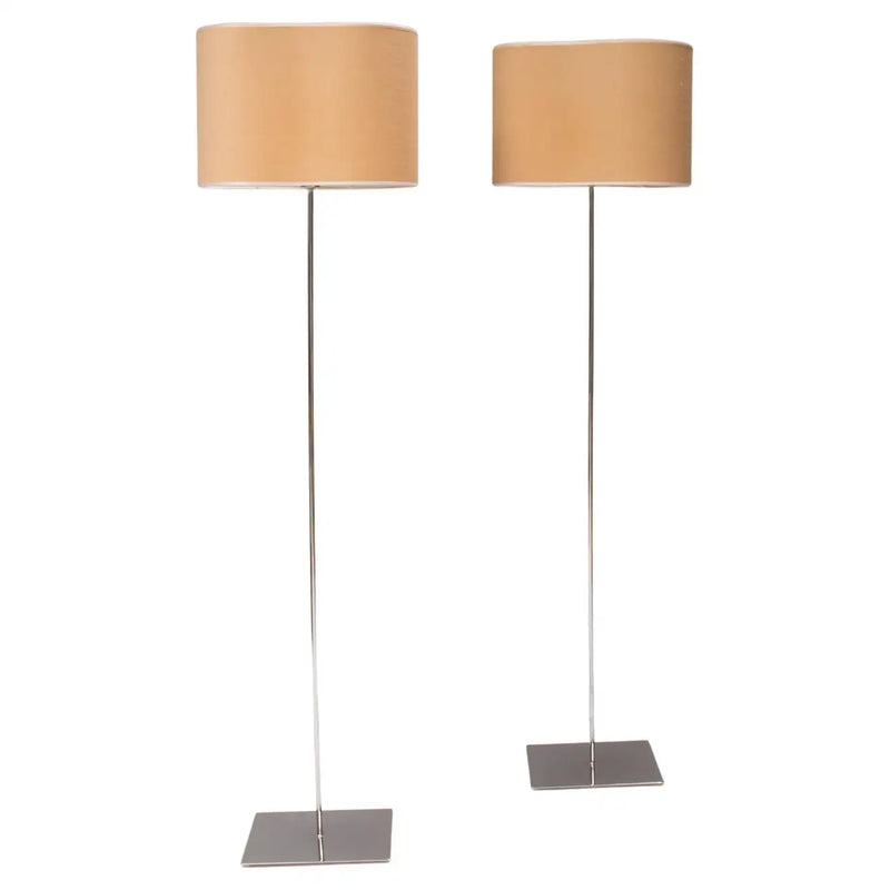 Karboxx by Enrico Franzolini Peggy Natural Jute Floor Lamp, Set of Two