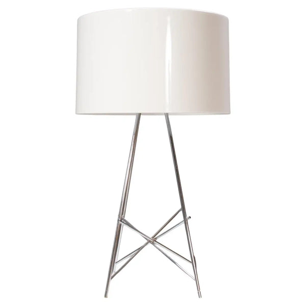 Flos by Rodolfo Dordoni White and Chrome Ray Table Lamp