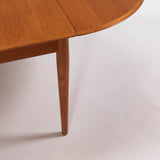Arne Vodder for Sibast Mid-Century 227 Extendable Dining Table & 6 Dining Chairs