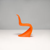 Mid-century Modern Orange Panton Chair by Verner Panton for Vitra, Set of 8