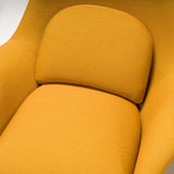 Fredericia by Space Copenhagen Mustard Yellow Fabric Swoon Lounge Armchair, 2021
